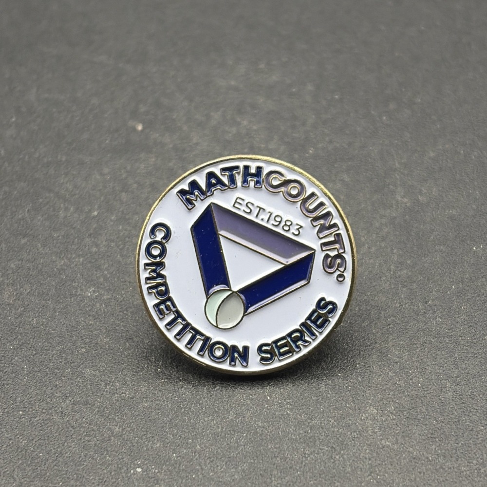 Math‎ Counts Competition Series Lapel Hat Pin